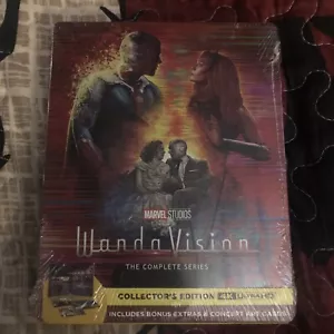 WandaVision: The Complete Series Blu-ray STEELBOOK NEW SEALED Art Cards - Foto 1 di 5