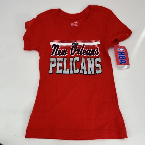 New Orleans Pelicans NBA Fanatics Youth Girls Size 6-6x Small T-Shirt Cover