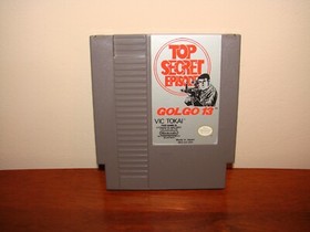 Authentic Nintendo NES Game Cart GOLGO 13 Top Secret Episode - TESTED/Works