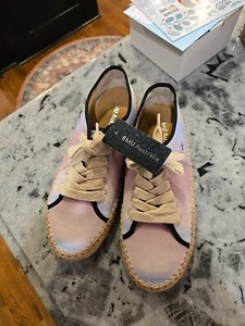 NWT EMU Australia Women's  Agonis Organic Espadrille, pink, purple and blue 10 - Picture 1 of 10