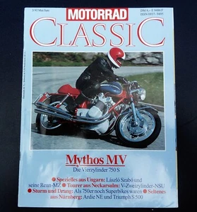 Motorrad Classic 3.1992 MV Agusta 750 S, Ardie NE 125,  BMW R 51/2 , MZ RE 250 - Bild 1 von 4