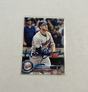 Mitch Garver 2018 Topps Autograph Signed Rookie Card Minnesota Twins Series 2