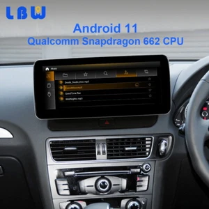 Android 11 Car GPS Radio Stereo Navigation Carplay 4+64G For Audi Q5 2009-16 RHD - Picture 1 of 12