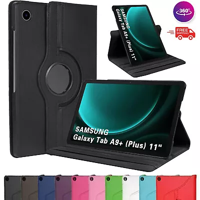 For Samsung Galaxy Tab A9 Plus 11'' 2023 360 Rotating Leather Cover Tablet Case