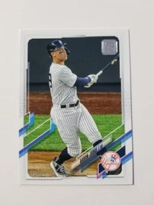 Tarjeta de béisbol Aaron Judge 2021 Topps Serie 1 #99 New York Yankees - Imagen 1 de 2
