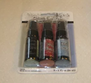 TIM HOLTZ Distress Mica Stain TSCK81159 Fresh Balsam-Tart Cranberry-Winter frost - Picture 1 of 3