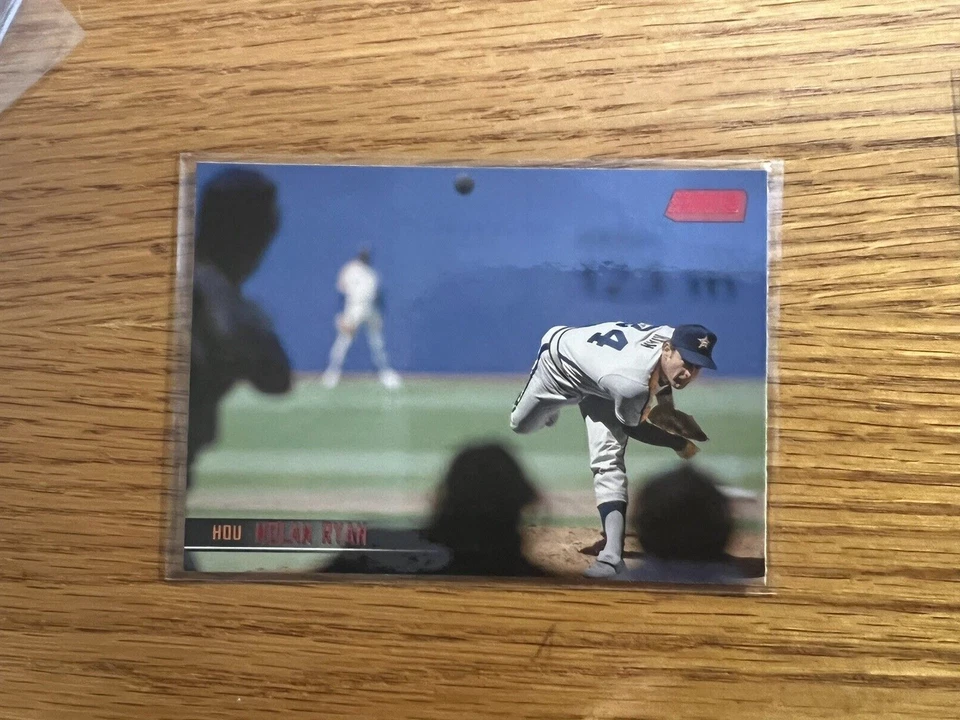 2021 Topps Stadium Club Nolan Ryan  Red Foil #17 HOF pitcher Houston Astros - Image 1 of 1