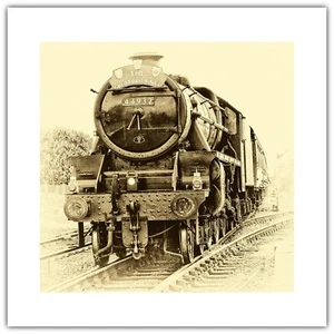 Steam Train Great Britain VII 44932 - Greetings Card Birthday / Blank Notelet - Picture 1 of 6