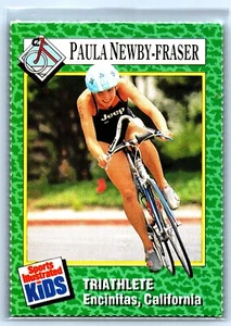1990 Sports Illustrated for Kids Series 1 Paula Newby-Fraser #195 - Picture 1 of 2