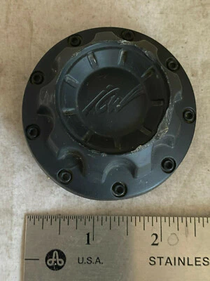 ICW Racing Matte Flat Black Wheel Rim Hub Dust Cover Center Cap 595K66A CAP-204 - Изображение 1 из 4