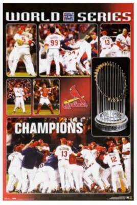Factory Sealed  2006 St. Louis Cardinals WS Celebration Poster 34” x 22” - Image 1 of 2