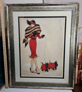 Karen Dupre Signed Print Framed 32.5"x26.5” Large Wall Picture - Picture 1 of 11