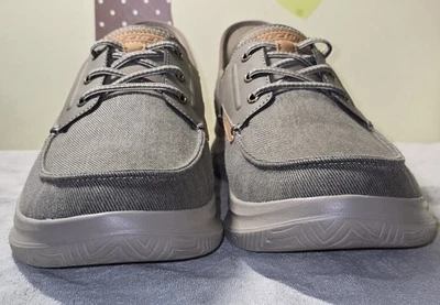 Skechers Hands Free Slip-ins Relaxed Fit: Hasting-Niko moc-toe loafers sz. 11.5 - Image 1 of 4