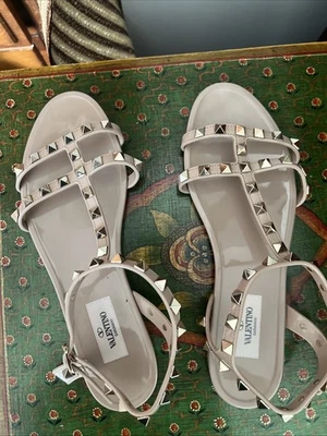 Valentino Studded Sandals 38 - Image 1 of 4