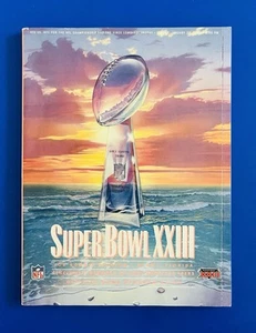 Programa Oficial de Juego del Super Bowl XXIII - Miami, FL Bengals vs 49ers Alto Grado - Imagen 1 de 2