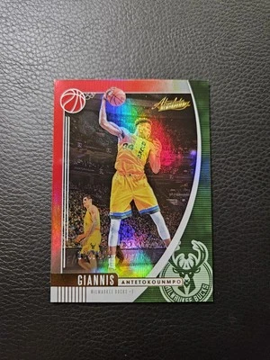 2019-20 Panini Absolute Red Giannis Antetokounmpo #9  /199 Bucks - Image 1 of 2