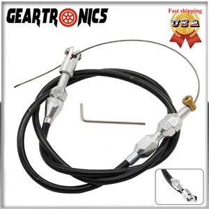 LS Engine Black Throttle Cable LS1 4.8 5.3 5.7 6.0 Universal Street Hot Rod - Picture 1 of 9