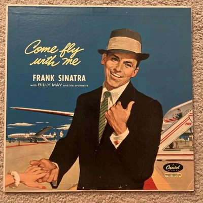 FRANK SINATRA - Come Fly With Me VG+ Vinyl LP Capitol OG1958 Black Label W-920 - Image 1 of 4