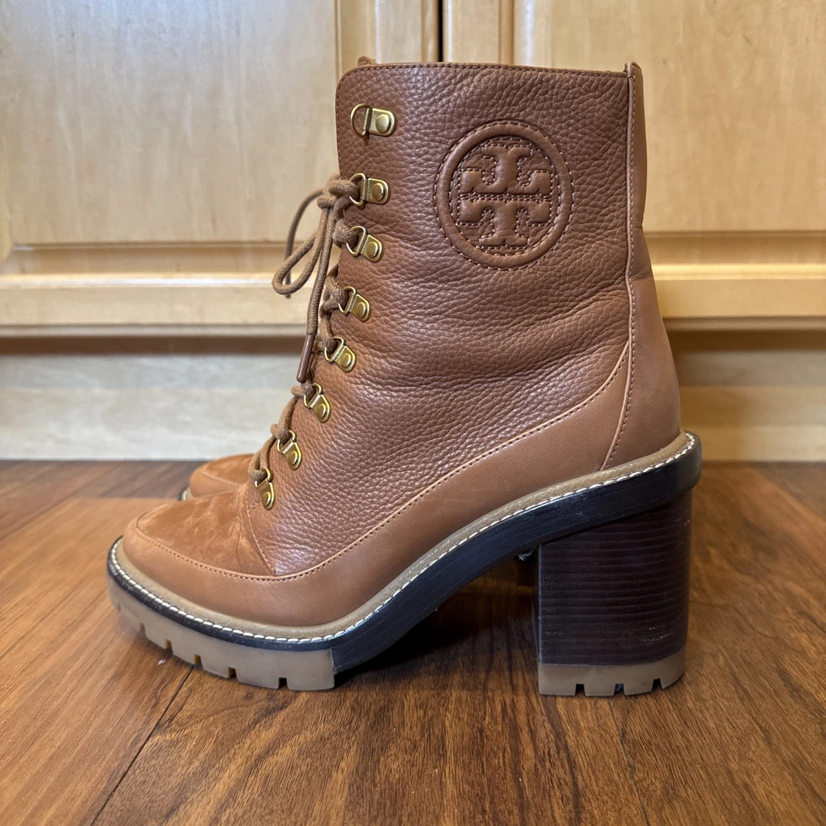 Tory Burch女式棕色短靴| eBay