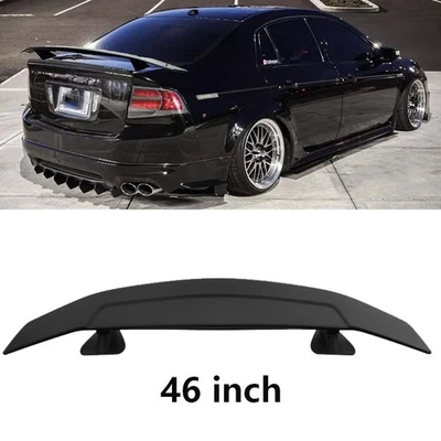 For ACURA TL 46" Rear Car Trunk Spoiler Lip Racing Style Wing Matte Black Foto 1 de 4