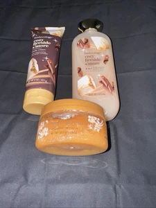 Bodycology Body Wash & Bubble Bath, Scrub & Cream- Cozy Fireside S'more Set Of 3 - Picture 1 of 4