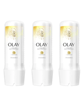3 Pack Olay Rinse-off Body Conditioner with Shea Butter, All Skin Types, 8 fl oz - Image 1 of 4
