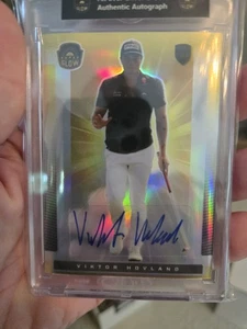 2021 Super Products Viktor Hovland Silver & Gold Auto! RARE! 1ST AUTO! SSP - Picture 1 of 3