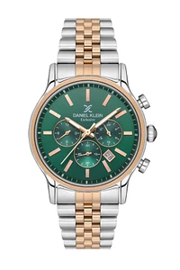 Daniel Klein Exclusive Men Green/Rose Gold Watch - Bild 1 von 1