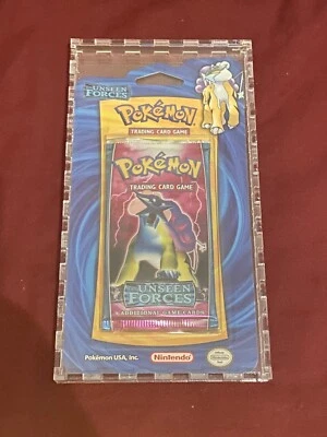 pokemon ex unseen forces blister pack w/acrylic case - Raikou artwork - Изображение 1 из 4