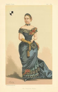 VANITY FAIR SPY CARTOON Victoria Adelaide Maria Louisa 'The Princess Royal' 1884 - Picture 1 of 2