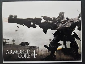 Armored Core 4 Xbox 360 PS3 Playstation 3 2007 Art Print Small Poster Glossy (B) - Picture 1 of 1