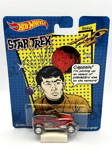 Hot Wheels Star Trek Sulu Midnight Otto, Real Riders, 1:64, NIB - Picture 1 of 9