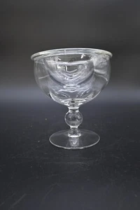 Vintage Set Of 9 Rare Optic Panel Shrimp Seafood Cocktail Glass Icers 2 Pieces - Picture 1 of 14