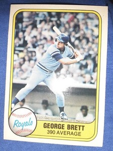 1981 Fleer George Brett Kansas City Royals #655