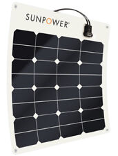 SunPower® 50 Watt Flexible Solar Panel. High Efficiency for Marine, RV, Camping