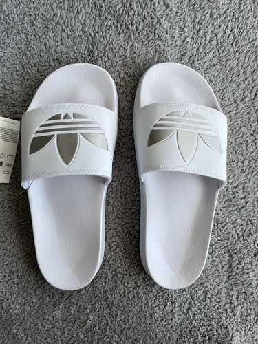 Sandali Adidas Donna Adilette Lite Slides bianchi GZ6197 nuovi con biglietti US 11