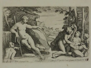 Diana entdeckt die Schwangerschaft von Kallisto, Carlo Cesio nach Carracci (745) - Picture 1 of 12