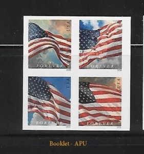 US Old Glory Flag Forever APU Block of 4 Scott #5875-5881 - Picture 1 of 1