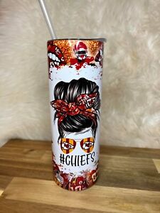 Kansas City Chiefs NFL 20oz Red Tumbler Cup New AFC Champions