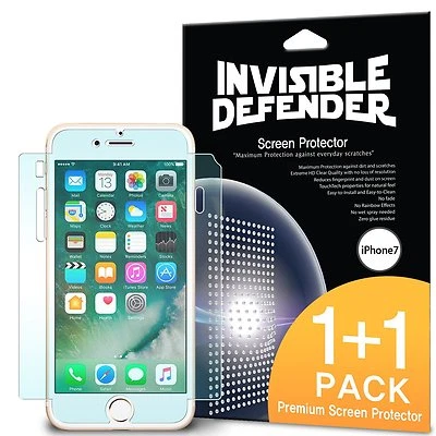 For iPhone 7 / 8 Screen Protector | Ringke [ID Full Coverage] Clear Film 2pcs - Image 1 of 4