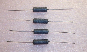 MENGE (10) 0,2 Ohm 5 W 5 % STROMKABELWICKELTE WIDERSTÄNDE RCD160-0,2-5 % RCD TYP RW74 - Bild 1 von 2