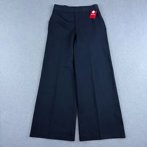 Spanx The Perfect Fit Ponte Wide Leg High Rise Pant Black Size Small Petite - Picture 1 of 7