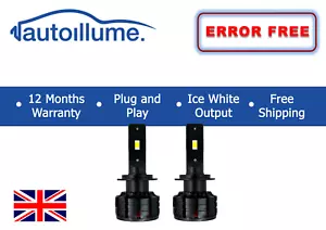 Faros de haz principal sumergido LED H7 bombillas de xenón blanco 6000K iluminación automática - Imagen 1 de 4