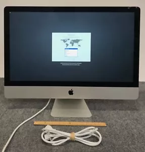 Apple iMac A1419 ME088LL/A 2013 2K 27" AIO i5-4570 16GB RAM 1TB HDD w/Power Cord - Picture 1 of 5