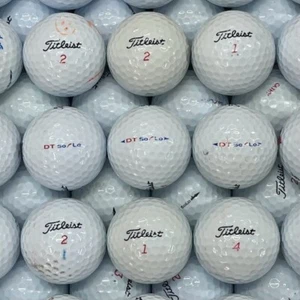 100 Titleist Golf Balls DT Solo Near Mint AAAA 4A Free Shipping DEAL - Picture 1 of 7