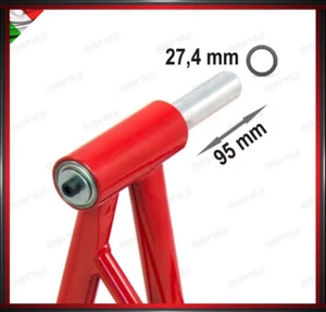 ADATTATORE PERNO CAVALLETTO MOTO MONOBRACCIO DA 27.4 MM PER TRIUMPH - Picture 1 of 1