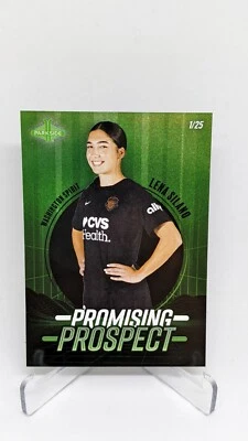 2023 Parkside NWSL Vol 1 Lena Silano Promising Prospects Green #/25 PP-2 RC - Image 1 of 2