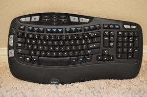 Logitech Wave Kabellose Tastatur K350 (Y-R0053) OHNE RECIEVER - Bild 1 von 3