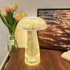 Lampe Méduse Champignon Veilleuse Vintage Transparent Style Ancienne Acrylique