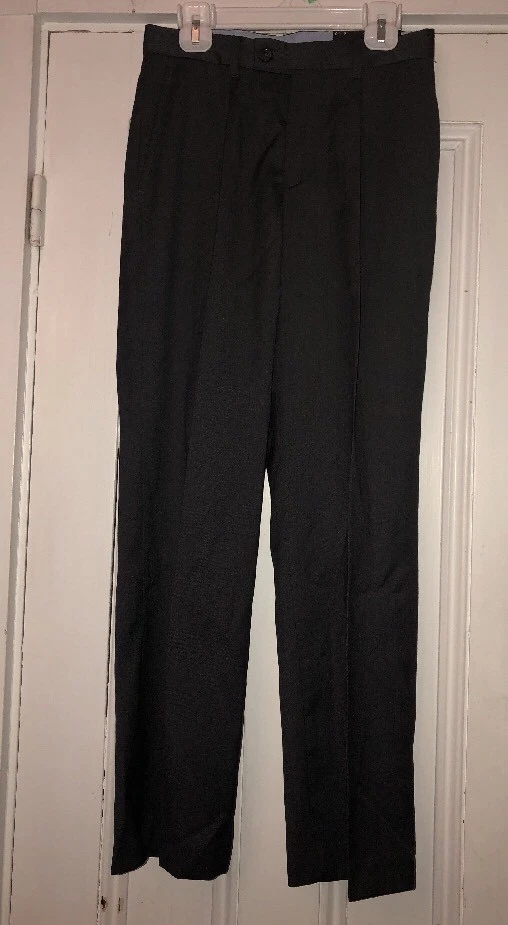 Pantalones de vestir plisados gris carbón Nautica para niños talla 12 Foto 1 de 4